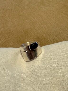 Silpada R0946 Wrap-around Black Onyx Ring